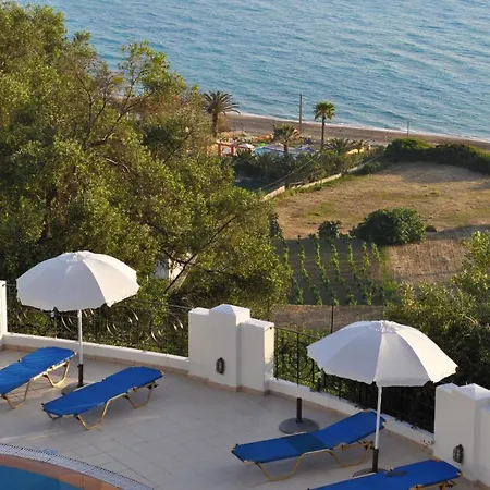 Maria With Pool - Agios Gordios Apartment