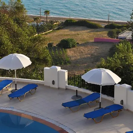 Maria With Pool - Agios Gordios アパート *